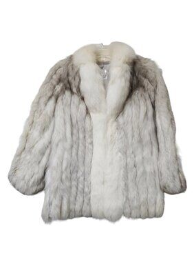 Saga Fox fur coat . 38" bust . fits Small
